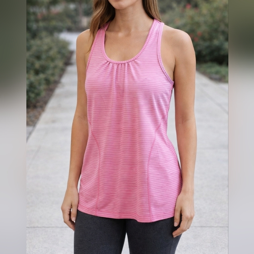 Women's Kirkland Signature Tank Top Small Pink White